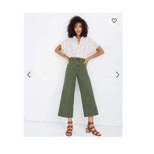 Madewell Emmett Wide Leg Crop Size 32